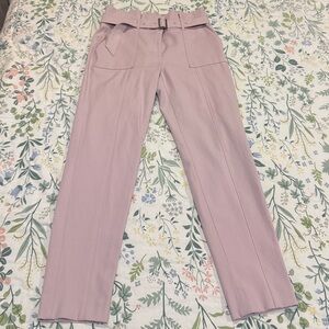 White House Black Market Cropped Pastel Pink Pants